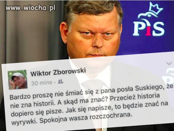 Proszę się nie śmiać z posła Suskiego 