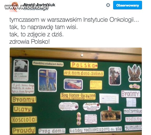 To jest chyba z lekka chore.