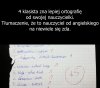 Poprawiła 4 klasistę, a sama nie umie