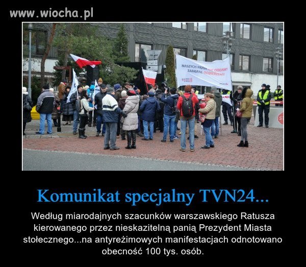 Wielkie tłumy.
