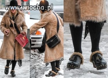 Kto normalny chodzi w zimę w chodakach ?