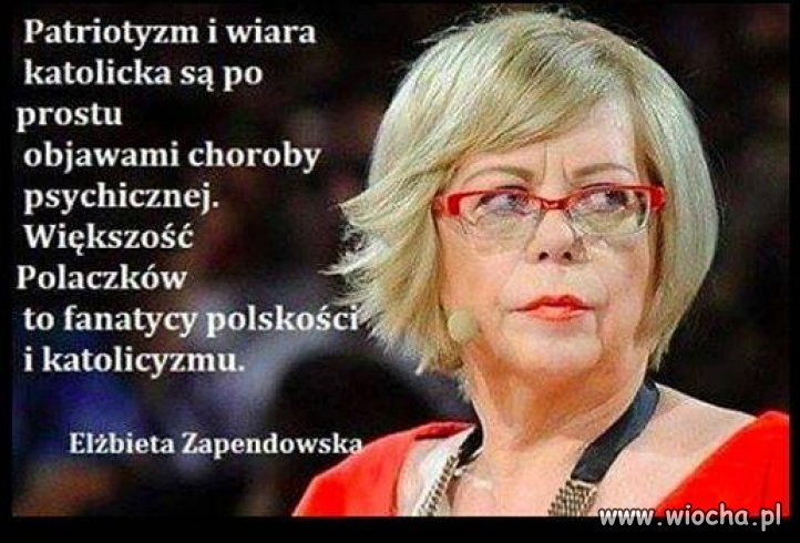 A może z Pani głową coś nie tak
