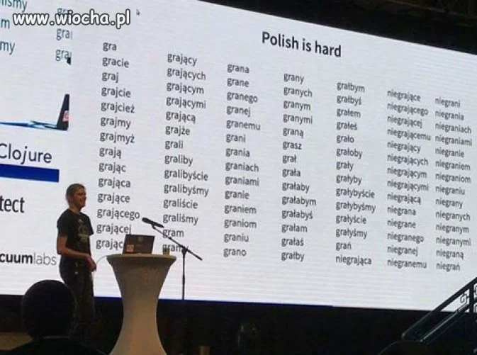 Polish is hard