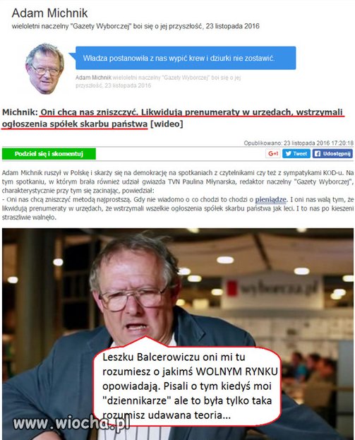 Wolny rynek taki zły.