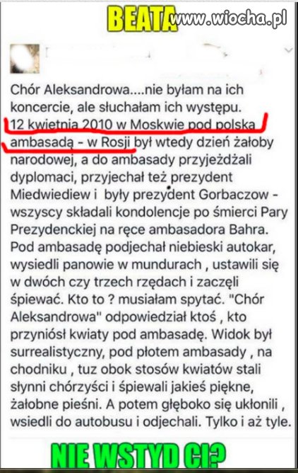 W wiadomościach podali