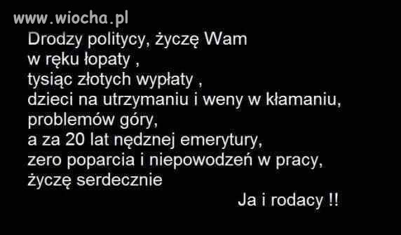 Szczere życzenia świąteczne 