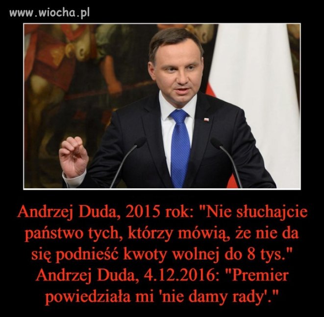Obiecanki cacanki a głupkom, którzy głosowali