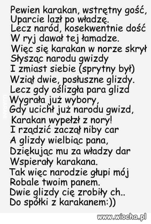 Wierszyk znaleziony w sieci