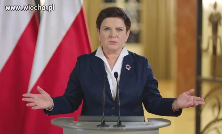 Specjalne orędzie premier Szydło.