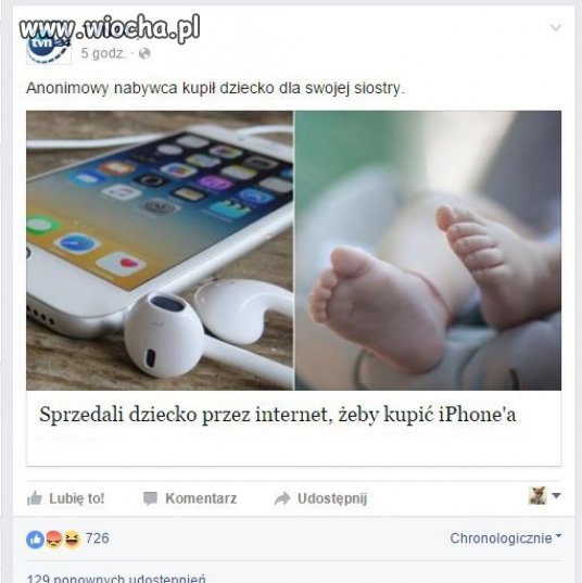 Dziecko za iPhone'a