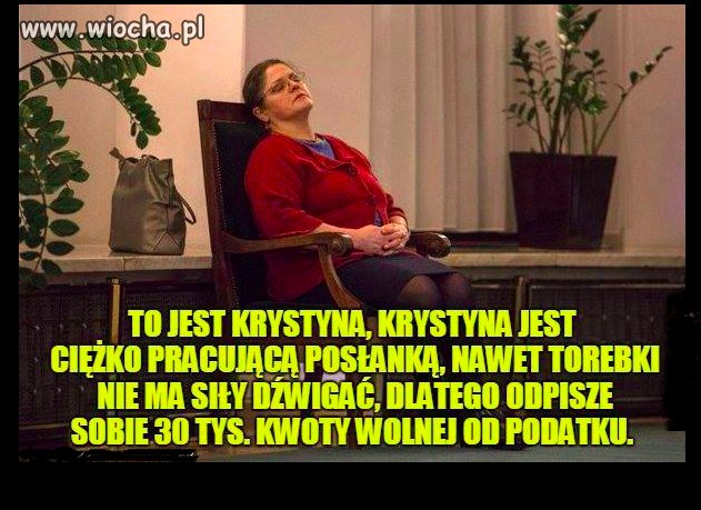 Z cyklu...,,ciężka praca posła''