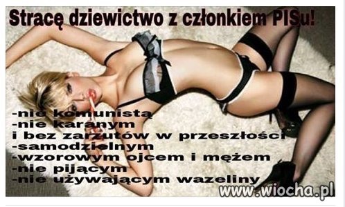 Z cyklu ogłoszenia na portalach randkowych