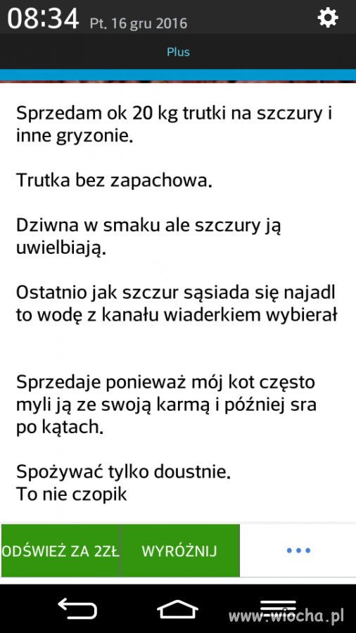 Sprzedam trutke...