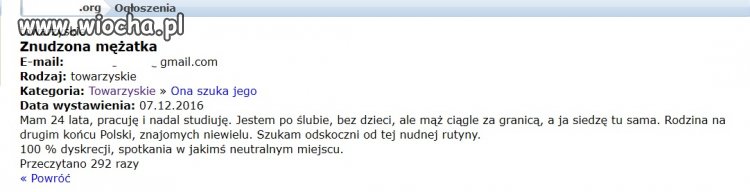 Znudzona mężatka