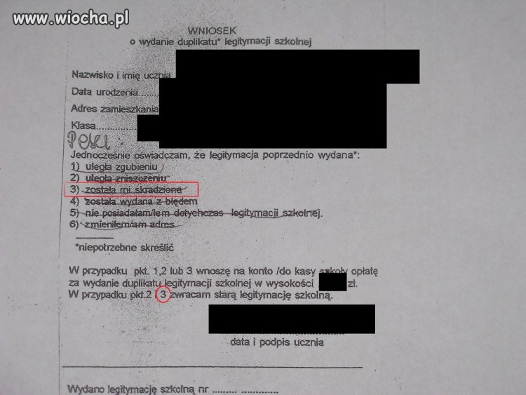 Skradziono Ci legitymację, chcesz duplikat ?