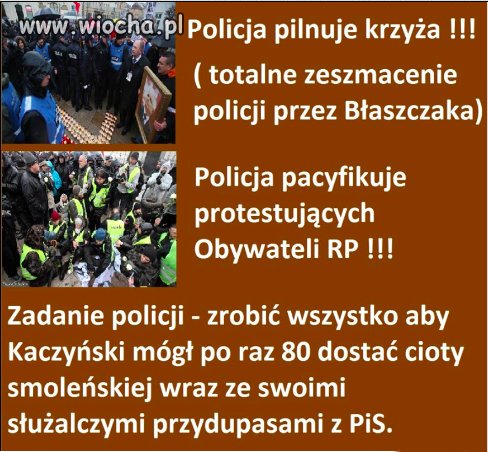 A Błaszczak robił za ministranta