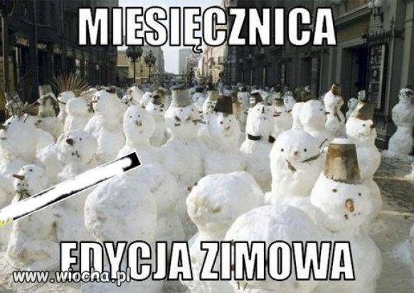A gdzie główny bałwan?