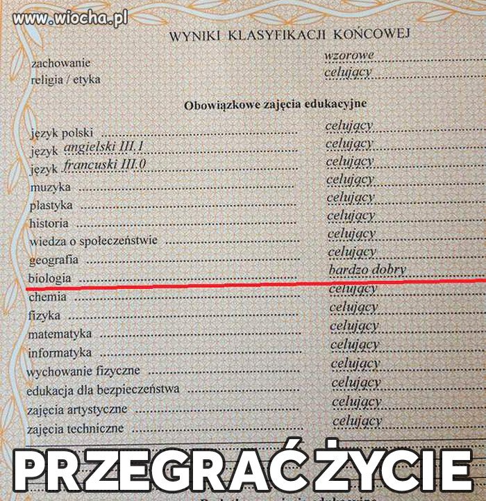 Przegrać życie