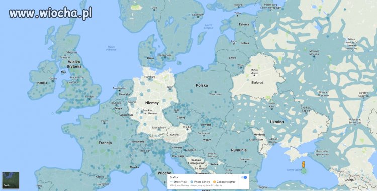Street view prawie w całej Europie