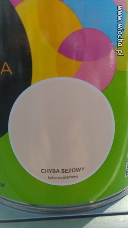 Też mi się wydaje że to beżowy