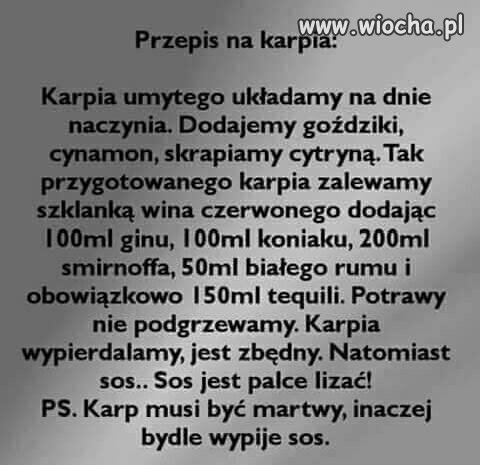 Idą święta, pyszny przepis na karpia