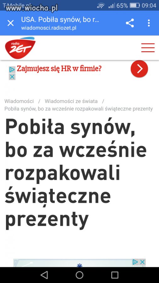 W święta trzeba być grzecznym