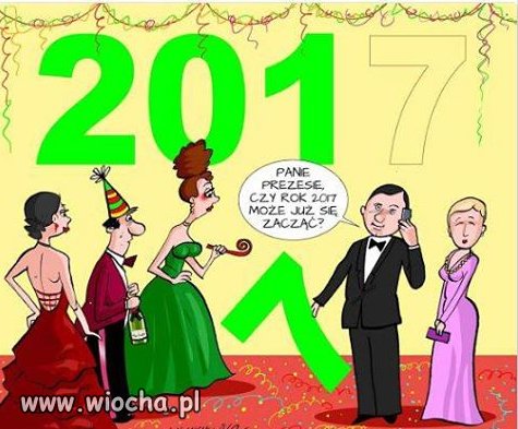 Z najlepszymi życzeniami na Nowy Rok 2017