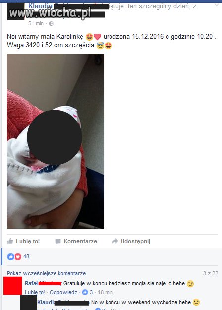 KARYNA urodziła.