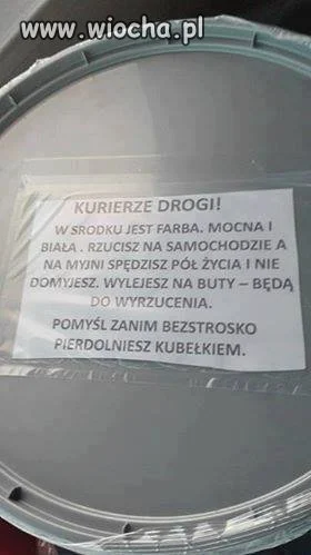 Uwaga dla kuriera 