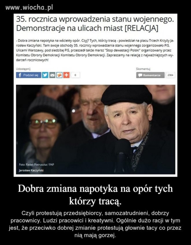 Dla kogo ta "dobra zmiana" ?