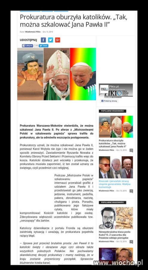 To może mistrzostwa w szkalowaniu jakieś nacji?