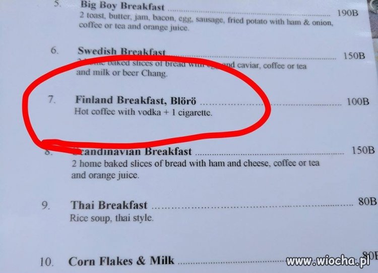 Fińskiego śniadania propozycja