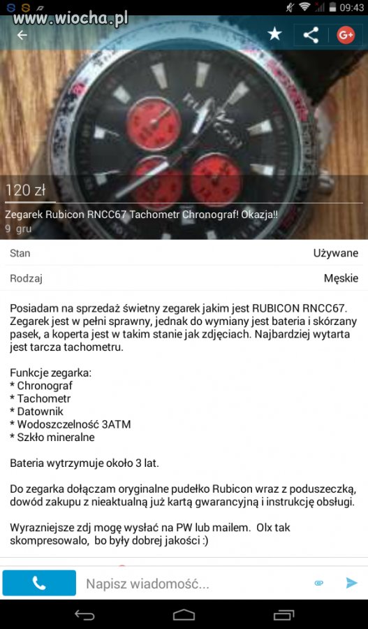 W pełni sprawny... Ale...