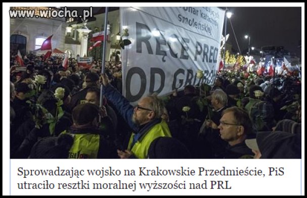 „Dzisiaj osiemdziesiąta miesięcznica, można powiedzieć 