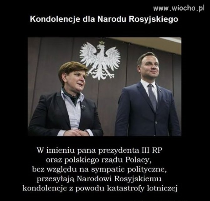 Trochę czuje w obowiązku bo prezydent kilkanaście