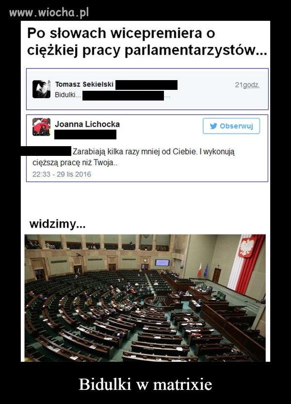 Ciężka praca parlamentarzystów