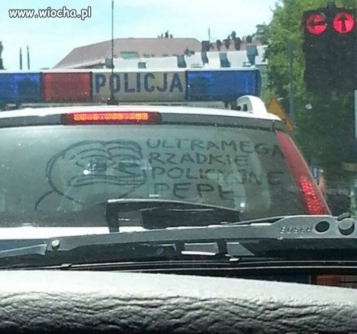 Ultramega rzadkie policyjne Pepe