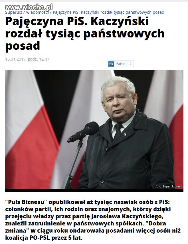 Pajęczyna PiS