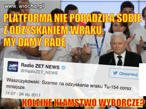 KOLEJNE KŁAMSTWO WYBORCZE?