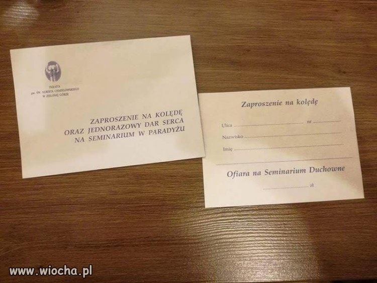 Chcesz kolędę? Nie ma problemu, o ile dasz datek..