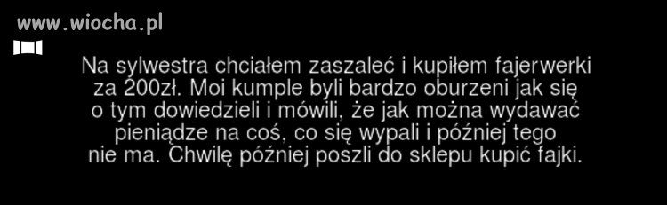 Ludzie palą bo się boją