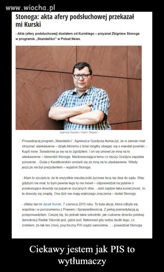 Następny, który się przejechał na współpracy z pis