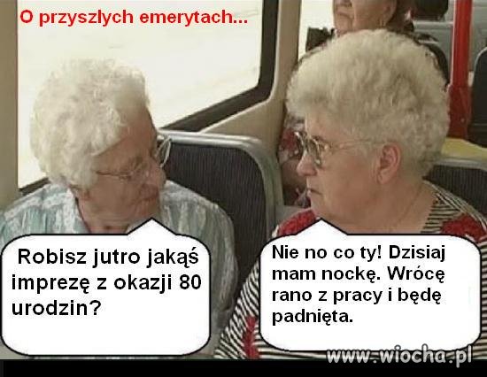 O przyszłych emerytach