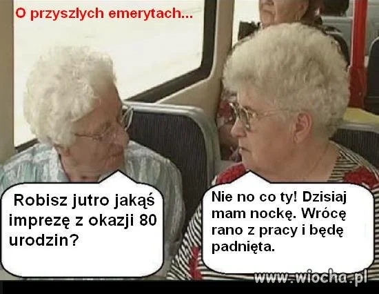 O przyszłych emerytach