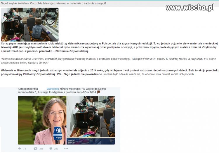 Manipulacja niemieckiej telewizji