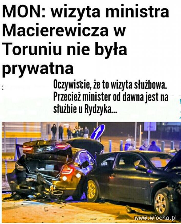 Nie no służbowa była...