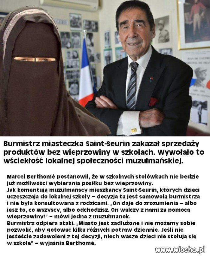 Walczy, bo chce żeby jedli to co wszyscy...