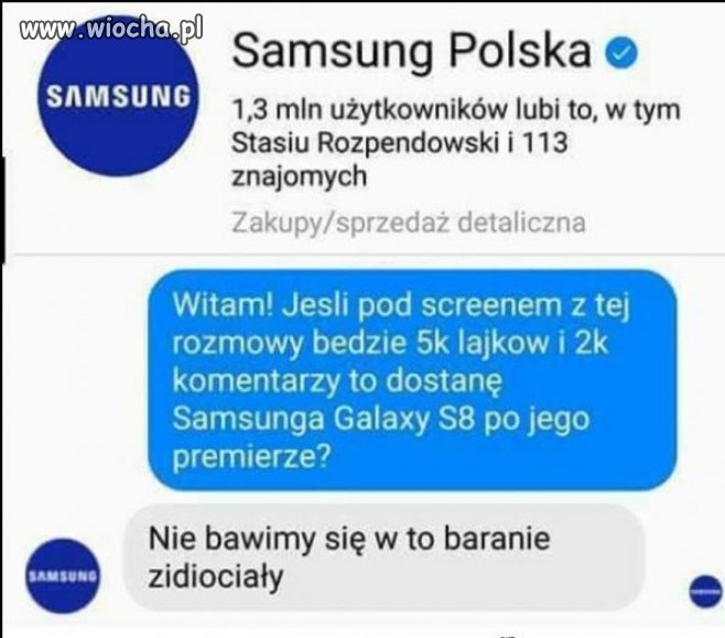 Prawidlowa odpowiedź na głupie zabawy.