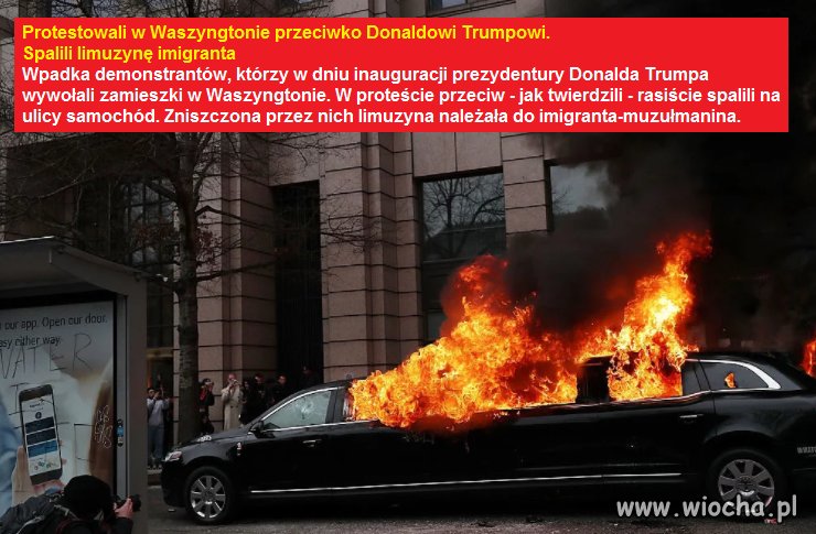 Oczywiście jak lewaki coś podpalą to jest: WPADKA!
