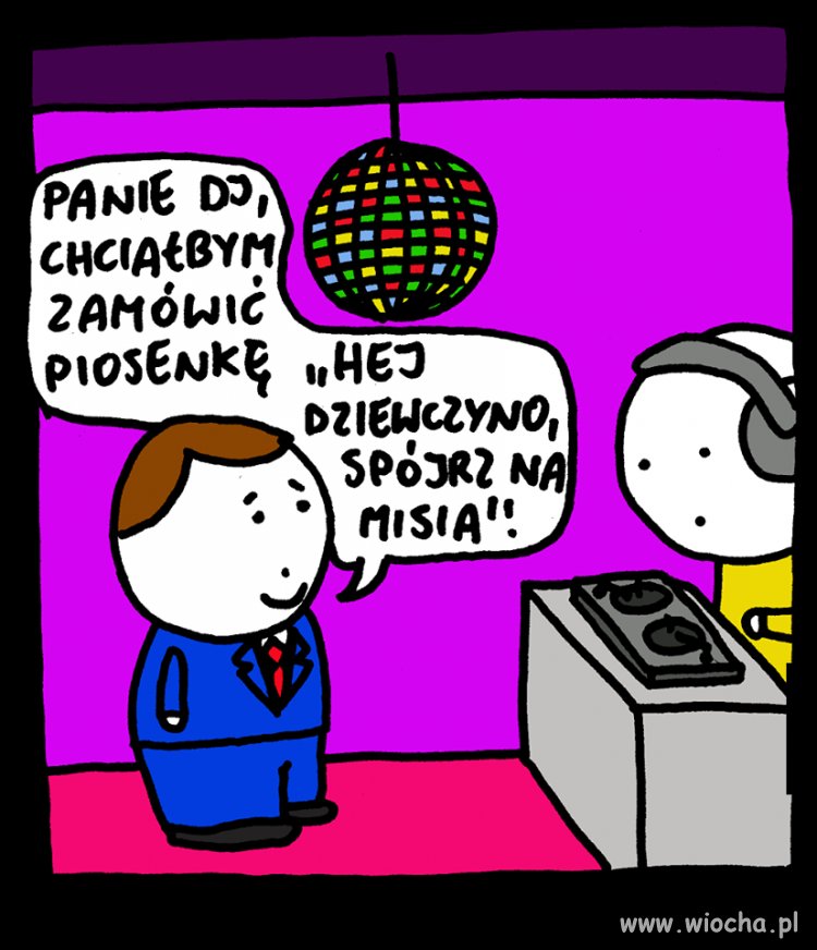 Chciałbym zamówić piosenkę.
